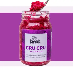 416ml Kimuk Organic Cru Cru Morado Sauerkraut