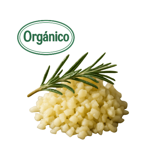 120g Minced Organic Creole Garlic with Romero in Olive Oil