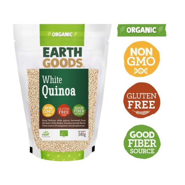 340g Organic White Quinoa