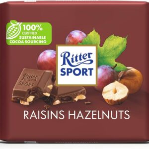 100g Ritter Sport Raisins Hazelnuts