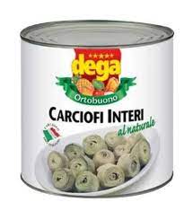2.6 Kg Dega (Carciofo interi al Naturale) Artichoke Hearts