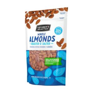 2 lb Member’s Selection Whole Roasted & Salted Almonds (PriceSmart)