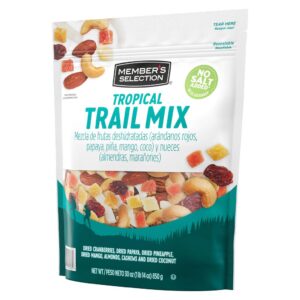 30 oz / 850 g Member's Selection Tropical Trail Mix (PriceSmart)