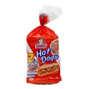 16 Pack Bimbo Hot Dogs Buns with Sesame Seeds (PriceSmart)