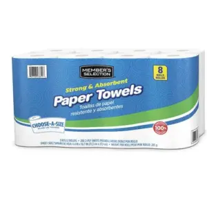 8 Roll Strong and Absorbent Paper Towels (PriceSmart)