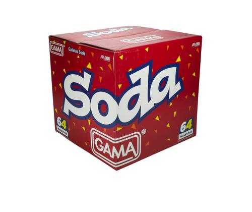 Gama Soda Crackers 64 count/24 g (Price Mart)