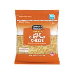 Member's Selection Shredded Mild Cheddar Cheese