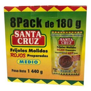 Santa Cruz Refried Red Beans 8 Pack / 180 g (Price Mart)