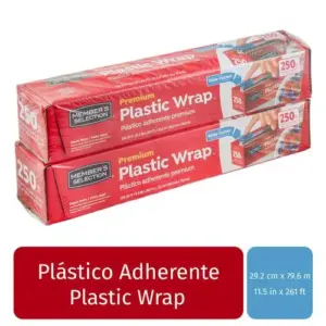 2 Units / 250 ft² Member's Selection Plastic Wrap (PriceSmart)