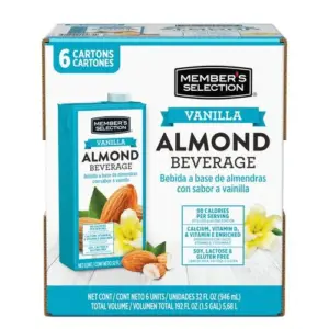 946 ml 6 Units Member’s Selection Vanilla Almond Beverage(PriceSmart)