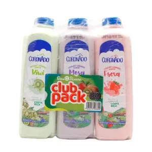 3 Units / 1 L Coronado Assorted Flavours Yogurt(PriceSmart)