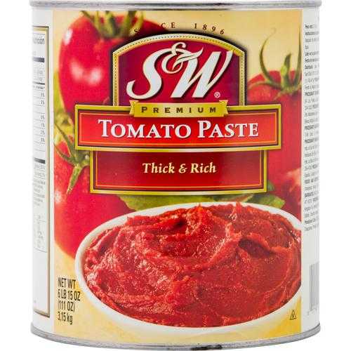 S & W Tomato Paste 111 oz (Price Mart)