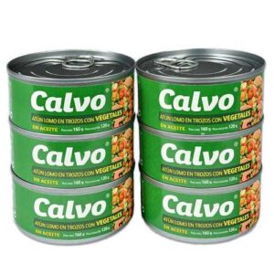 Calvo Tuna Chunks with Vegetables 6 pack/ 160 g (Price Mart)