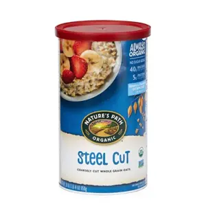 850grs Organic Steel Cut Oats (SQF)