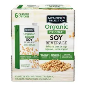 6 Units / 946 ml Member's Selection Soy Beverage (PriceSmart)
