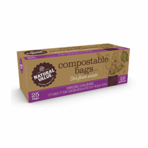 Natural Value 2.6-Gallon Compostable Food Waste Bags