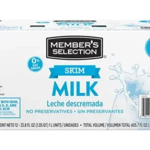 Member's Selection Skim Milk 12 Units / 1 L