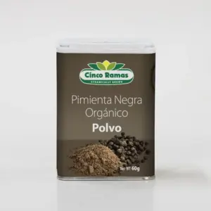 60g Organic Black Pepper Ground (Cinco Ramas)