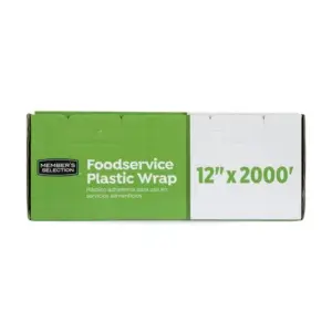 12" x 2000' Member's Selection Plastic Food Wrap