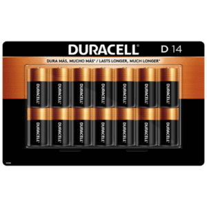 Duracell D Alkaline Batteries 14 Units (Pricesmart)