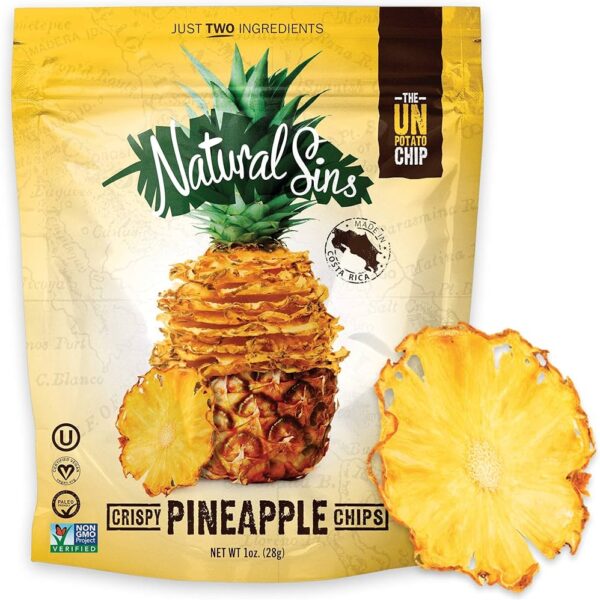 28g Natural Sins Baked Pineapple Chips