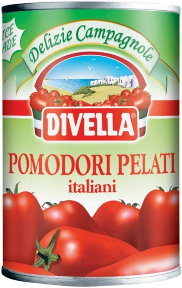 400g (Pomodori Pelat) Divella Peeled Plum Tomatoes