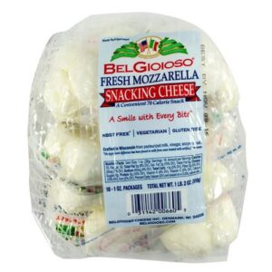 18pk/28g Belgioioso Fresh Mozzarella Snack Cheese (PriceSmart)(Cooler)