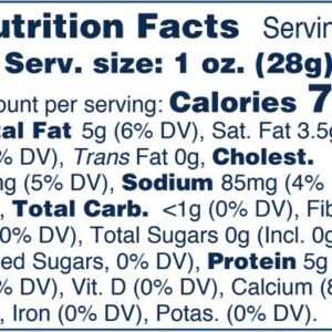 18pk/28g Belgioioso Fresh Mozzarella Snack Cheese ingredients