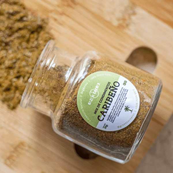 40g Cajun Seasoning Jar (Green Corner)