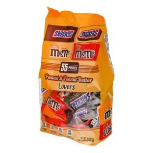 55 units 31.58 oz Mars Peanut & Peanut Butter Lovers Party Bag (PriceSmart)