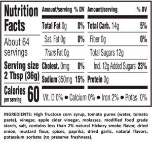 82.5 oz Kraft Original BBQ Sauce (PriceSmart)