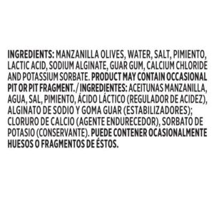 950 g Member’s Selection Manzanilla Olives (PriceSmart)