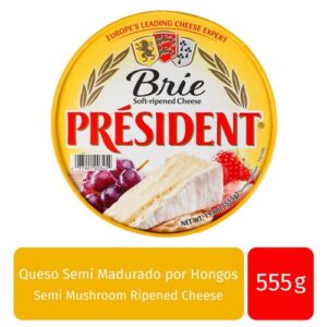 555 g / 1.2 lb President Brie Cheese (PriceSmart)