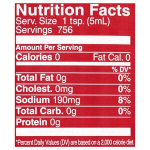128 oz / 3.78 L Frank’s Red Hot Cayenne Pepper Sauce (PriceSmart)