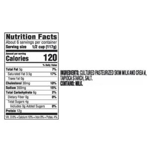 Breakstone’s Cottage Cheese ingredients
