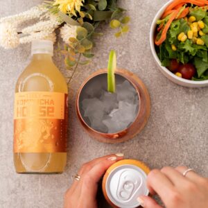 Turmeric Ginger & Lime Kombucha House Bottle