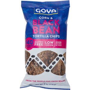170gr Gluten Free Goya Corn and Black Bean Chips