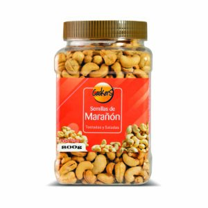 800g Caskers Salted Cashews (Nueces Industriales)