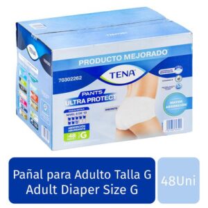 Tena Pants Adult Diapers 48 Units Size G (Pricesmart)