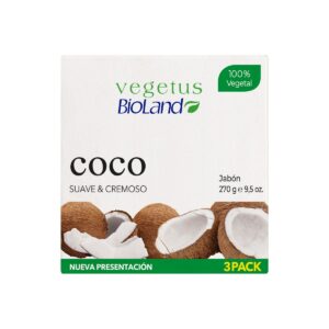 270g BioLand 3 Pack Coconut Soap