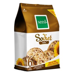 216g Seed Sodiet Crackers with Seeds 6u