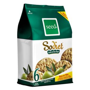 216g Seed Sodiet Olive Crackers 6u