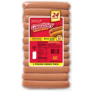1.36 kg Gwaltney Chicken Hot Dogs