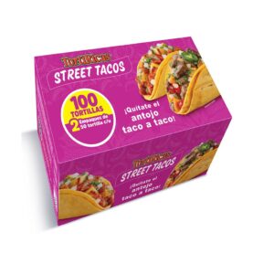 100 Units TortiRicas Street Tacos Corn Tortillas
