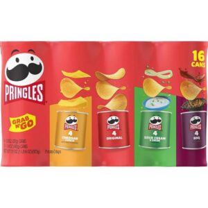16 Units Pringles Grab and Go Variety Pack