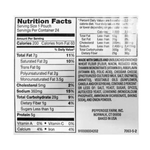 24 Units / 43 g Pepperidge Farm Cheddar Cheese Goldfish Crackers