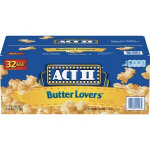 32 Units / 78 g Act II Microwave Oven Popcorn