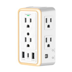 ProHT 6-Outlet Multiple Plug USB and Night Light (Pricesmart)