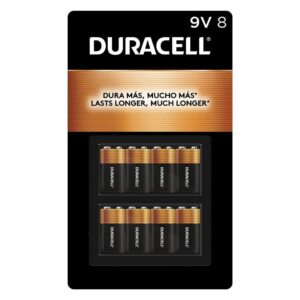 Duracell 9 V Alkaline Batteries 8 Units (Pricesmart)