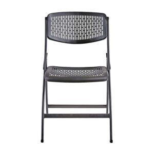 Genesis Folding Chair Black 48 cm x 56 cm x 82 cm / 18" x 22" x 32" (Pricesmart)